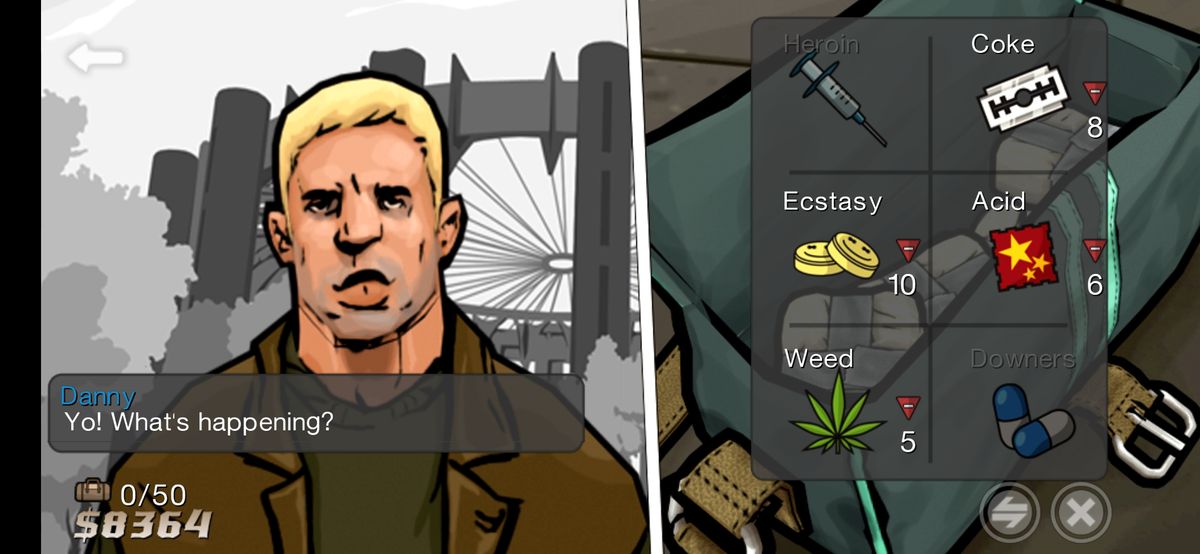 GTA Chinatown Wars: d&iacute;lerek