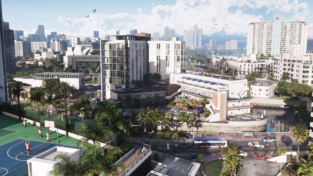 Grand Theft Auto VI - Vice City belváros, bike-sharing