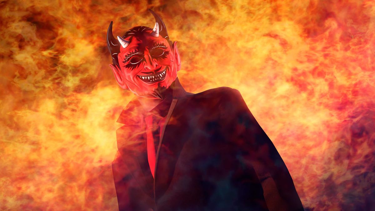 GTA Online Scarlet Vintage Devil Mask