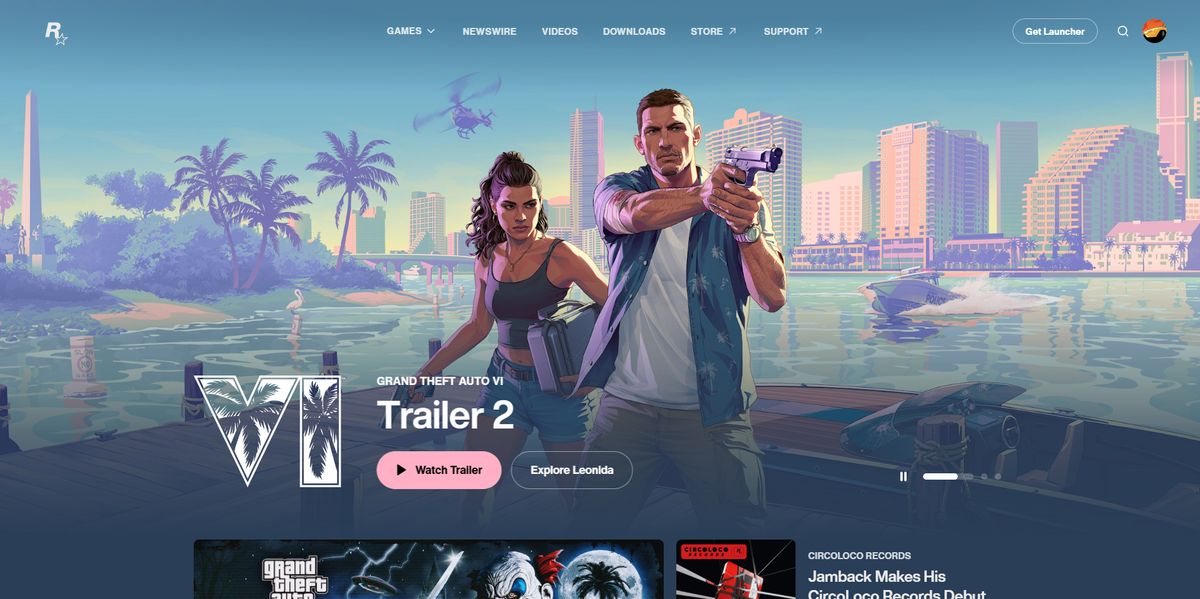 Megújult a Rockstar Games oldala a Grand Theft Auto Vi megjelenése előtt