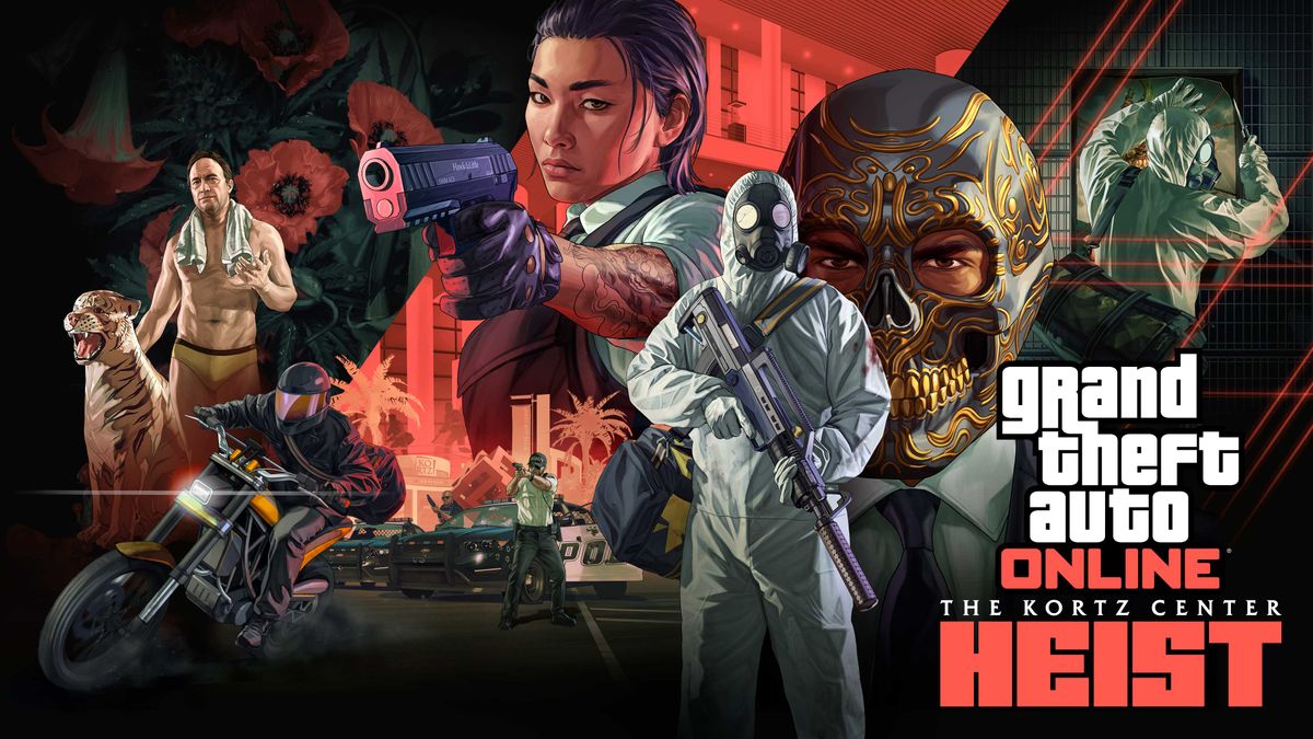 GTA Online: The Kortz Center Heist plak&aacute;t